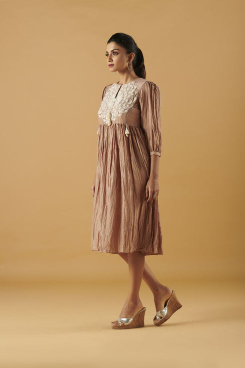 Crushed Tunic Dress